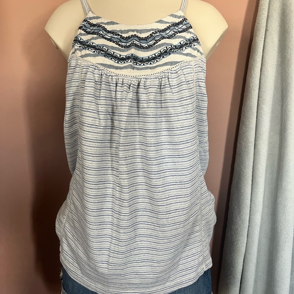 Lucky Brand Embroidered Tank!
